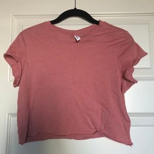 Crop Pink Tee